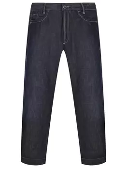 Джинсы Regular Fit из хлопка и льна CORTIGIANI