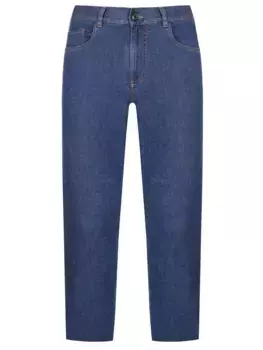 Джинсы Regular Fit из хлопка и лиоцелла CANALI