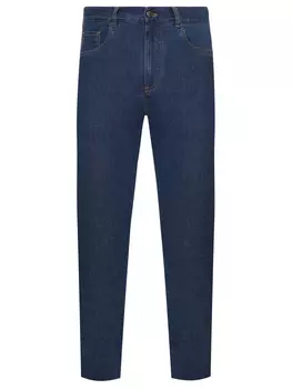 Джинсы Regular Fit из хлопка и лиоцелла CANALI