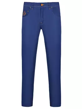 Джинсы Regular Fit из хлопка и шелка SCISSOR SCRIPTOR