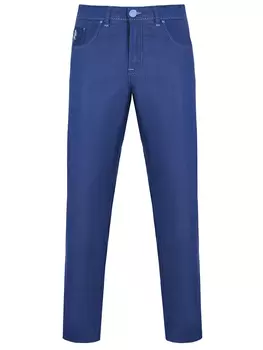 Джинсы Regular Fit из хлопка и шелка SCISSOR SCRIPTOR