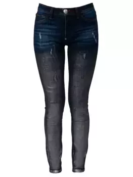 Джинсы с мерцающим напылением PHILIPP PLEIN