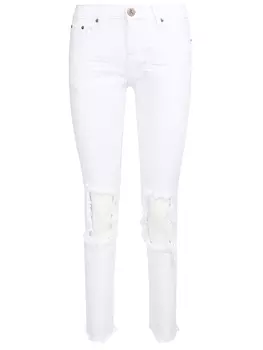 Джинсы с прорезами