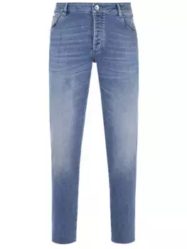 Джинсы Slim Fit хлопковые BRUNELLO CUCINELLI