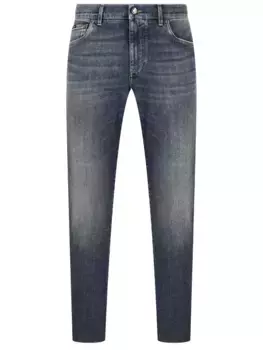 Джинсы Slim fit хлопковые