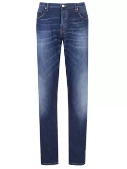 Джинсы Slim Fit хлопковые BIKKEMBERGS