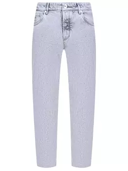 Джинсы Slim Fit хлопковые BRUNELLO CUCINELLI