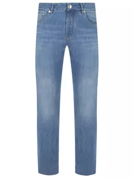 Джинсы Slim Fit хлопковые BRUNELLO CUCINELLI