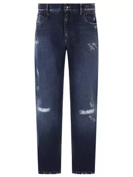 Джинсы Slim Fit хлопковые DOLCE & GABBANA
