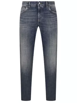 Джинсы Slim fit хлопковые DOLCE & GABBANA