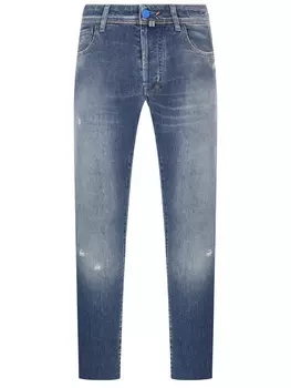 Джинсы Slim Fit хлопковые JACOB COHEN