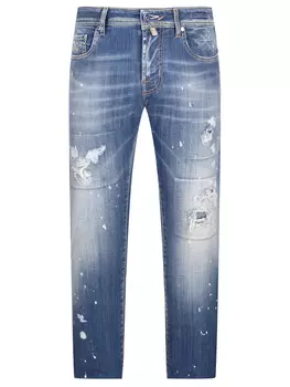 Джинсы Slim Fit хлопковые JACOB COHEN