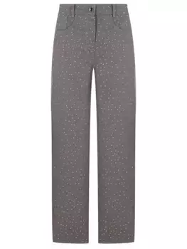 Джинсы со стразами