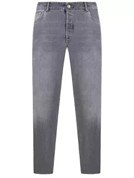 Джинсы Traditional Fit хлопковые BRUNELLO CUCINELLI