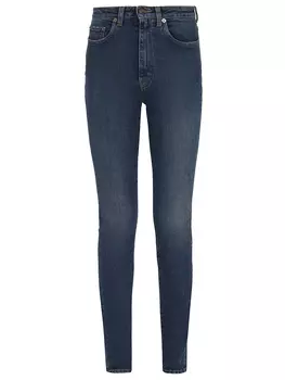 Джинсы зауженные хлопковые