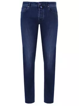 Джинсы зауженные хлопковые JACOB COHEN