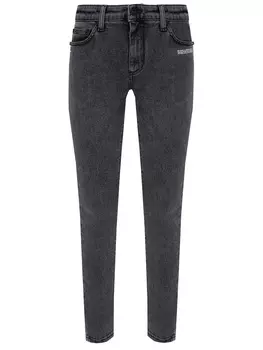 Джинсы зауженные хлопковые OFF-WHITE