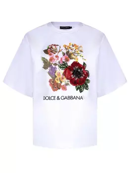 Футболка c аппликацией DOLCE & GABBANA