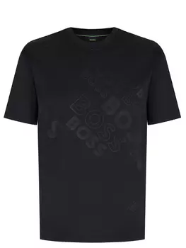 Футболка черная, по изд черн BOSS BOSS