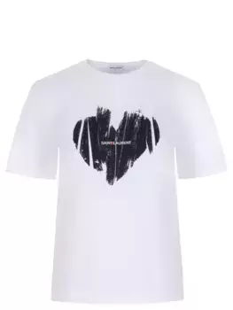 Футболка хлопковая SAINT LAURENT