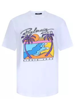 Футболка хлопковая BALMAIN