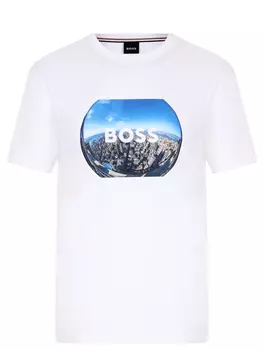 Футболка хлопковая BOSS