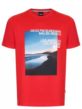 Футболка хлопковая BOSS