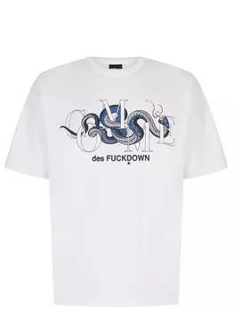 Футболка хлопковая COMME DES FUCKDOWN