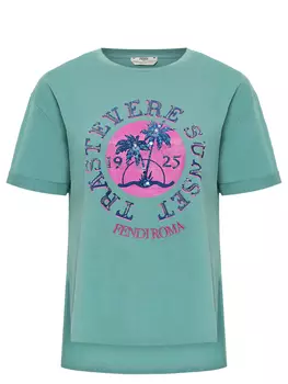 Футболка хлопковая FENDI