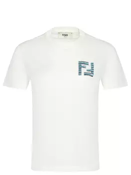 Футболка хлопковая FENDI