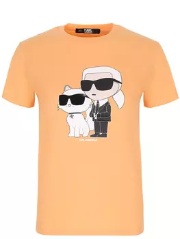 Футболка хлопковая Karl Ikonik 2.0 KARL LAGERFELD