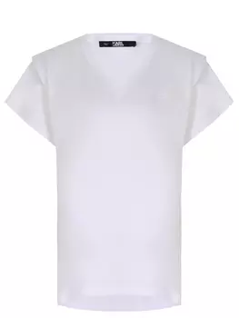 Футболка хлопковая KARL LAGERFELD
