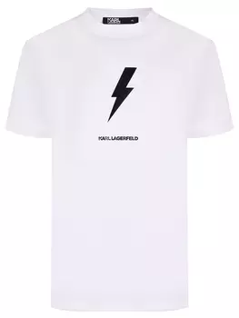 Футболка хлопковая KARL LAGERFELD