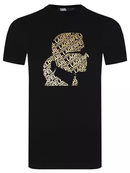 Футболка хлопковая KARL LAGERFELD