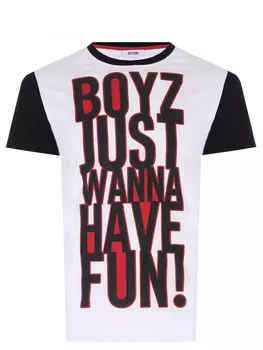 Футболка хлопковая MOSCHINO