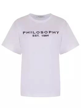 Футболка хлопковая PHILOSOPHY DI LORENZO SERAFINI