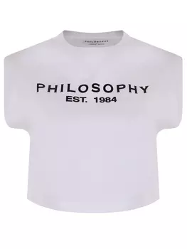 Футболка хлопковая PHILOSOPHY DI LORENZO SERAFINI