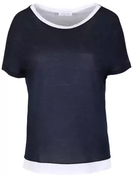 Футболка хлопковая с отделкой