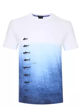 Футболка хлопковая с принтом