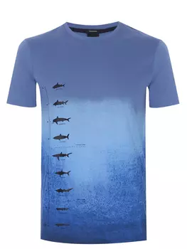 Футболка хлопковая с принтом