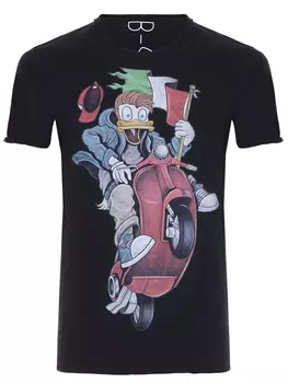 Футболка хлопковая с принтом