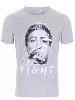 Футболка хлопковая с принтом