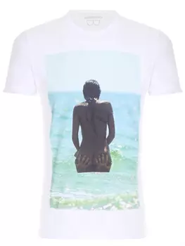 Футболка хлопковая с принтом