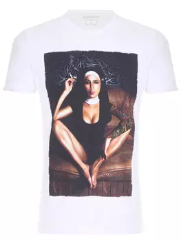 Футболка хлопковая с принтом