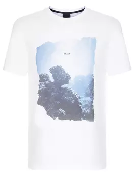 Футболка хлопковая с принтом