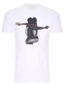 Футболка хлопковая с принтом