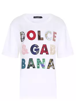 Футболка хлопковая с принтом