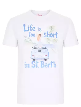 Футболка хлопковая с принтом