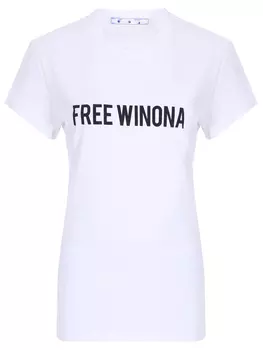 Футболка хлопковая с принтом