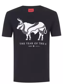 Футболка хлопковая с принтом